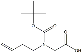 Boc-D-Homoallylglycine Structure