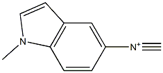 1-methyl-N-methylidyne-1H-indol-5-aminium 구조식 이미지