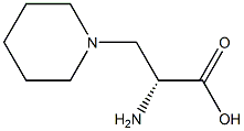 3-(1-piperidinyl)-D-alanine 구조식 이미지