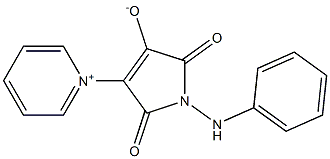 1-(4-Oxido-2,5-dioxo-1-phenylamin o-2,5-dihydro-1H-pyrrol-3-yl)-pyridinium 구조식 이미지