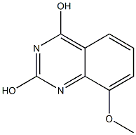 8-Methoxyquinazoline-2,4-diol 구조식 이미지