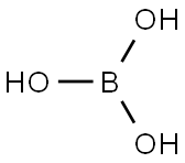 Boric Acid, Crystals, GR ACS 구조식 이미지