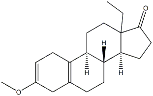 13-ethyl-3-Methoxy-gona-2,5(10)-diene-17-one 구조식 이미지