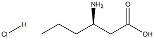 (R)-3-aMinohexanoic acid hydrochloride 구조식 이미지