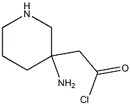 2-(3-aMinopiperidin-3-yl)acetyl chloride 구조식 이미지