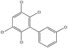 2.3.3'.5.6-Pentachlorobiphenyl Solution 구조식 이미지