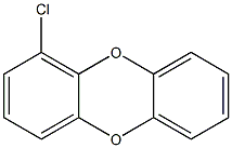 1-Chlorodibenzo-p-dioxin Solution 구조식 이미지