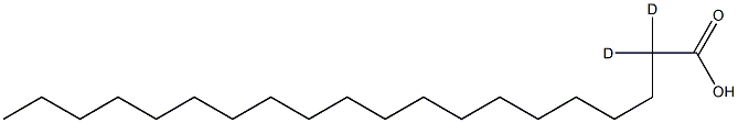 Eicosanoic acid-2,2-D2 구조식 이미지