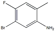 2-AMino-4-broMo-5-fluorotoluene Structure