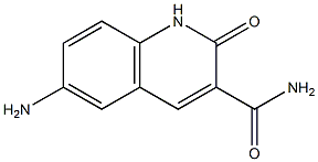 6-aMino-2-oxo-1,2-dihydroquinoline-3-carboxaMide Structure