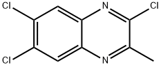 2,6,7-TRICHLORO-3-METHYLQUINOXALINE 구조식 이미지