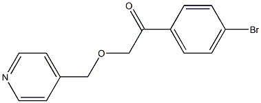 1-(4-broMophenyl)-2-(pyridin-4-ylMethoxy)ethanone 구조식 이미지