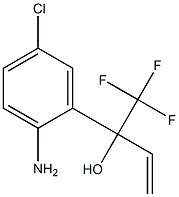 2-(2-aMino-5-chlorophenyl)-1,1,1-trifluorobut-3-en-2-ol Structure