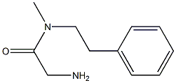 2-aMino-N-Methyl-N-phenethylacetaMide Structure