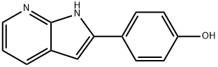 4-(1H-pyrrolo[2,3-b]pyridin-2-yl)phenol Structure