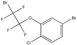 4-broMo-2-(2-broMo-1,1,2,2-tetrafluoroethoxy)-1-chlorobenzene 구조식 이미지