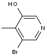 3-BroMo-4-Methyl-5-hydroxypyridine Structure