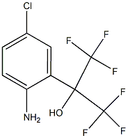 2-(2-AMino-5-chloro-phenyl)-1,1,1,3,3,3-hexafluoro-propan-2-ol Structure