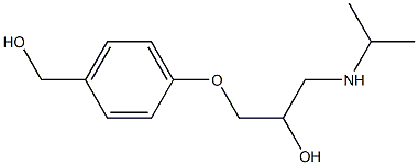 (RS)-1-(4-HydroxyMethylphenoxy)-3-isopropylaMinopropan-2-ol 구조식 이미지