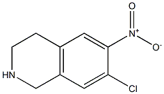 7-chloro-6-nitro-1,2,3,4-tetrahydroisoquinoline Structure