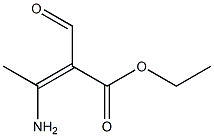 3-AMino-2-forMyl-but-2-enoic acid ethyl ester Structure