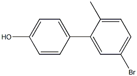 5'-broMo-2'-Methylbiphenyl-4-ol 구조식 이미지