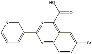 6-BroMo-2-(pyridin-3-yl)quinazoline-4-carboxylic acid Structure