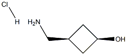 cis-3-(AMinoMethyl)cyclobutanol hydrochloride Structure