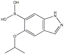 5-isopropoxy-1H-indazol-6-yl-6-boronic acid Structure