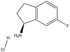 (S)-6-FLUORO-INDAN-1-YLAMINE-HCl Structure