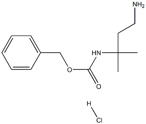 benzyl 4-aMino-2-Methylbutan-2-ylcarbaMate hydrochloride Structure