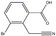 3-broMo-2-(cyanoMethyl)benzoic acid Structure