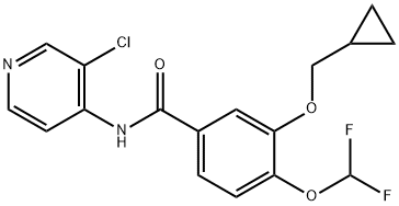 1391053-75-0 N-(3-Chloropyridin-4-yl)-3-(cyclopropylMethoxy)-4-(difluoroMethoxy)benzaMide