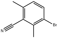 2,6-diMethyl-3-broMobenzonitrile 구조식 이미지