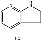 2,3-dihydro-1H-pyrrolo[2,3-b]pyridine (Hydrochloride) 구조식 이미지