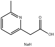 SodiuM 2-(6-Methylpyridin-2-yl)acetate Structure