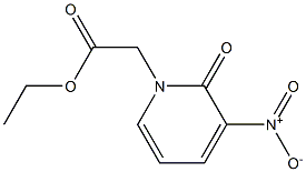 Ethyl 2-(3-nitro-2-oxopyridin-1(2H)-yl)acetate 구조식 이미지