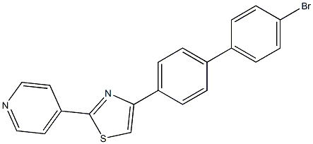 4-(4'-BroMo-4-biphenylyl)-2-(4-pyridyl)thiazole, 97% 구조식 이미지