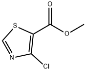Methyl 4-chlorothiazole-5-carboxylate 구조식 이미지