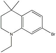 7-broMo-1-ethyl-4,4-diMethyl-1,2,3,4-tetrahydroquinoline 구조식 이미지