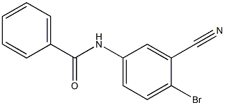 N-(4-broMo-3-cyanophenyl)benzaMide 구조식 이미지