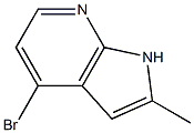 4-broMo-2-Methyl-7-azaindole Structure