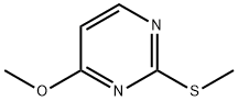 2-Methylthio-4-MethoxypyriMidine 구조식 이미지