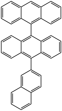 10-(anthracen-10-yl)-9-(naphthalen-2-yl)anthracene Structure