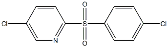 5-chloro-2-[(4-chlorophenyl)sulfonyl]pyridine Structure