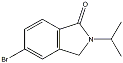 5-BROMO-2-ISOPROPYLISOINDOLIN-1-ONE 구조식 이미지