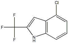 4-chloro-2-(trifluoroMethyl)-1H-indole 구조식 이미지