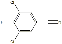 3,5-Dichloro-4-fluorobenzonitrile 구조식 이미지