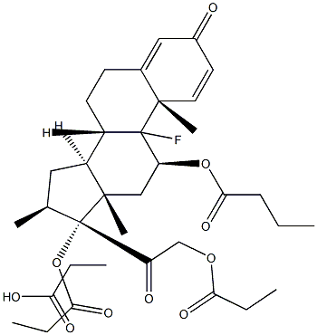 BetaMethasone Butyrate Propionate Structure