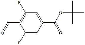 tert-butyl 3,5-difluoro-4-formylbenzoate Structure